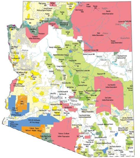 Arizona County Map Gis Geography