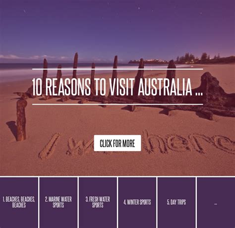 10 Reasons To Visit Australia Travel