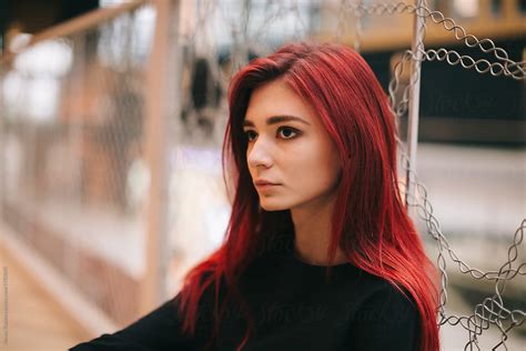 Young Female With Red Hair Del Colaborador De Stocksy Alexey Kuzma Stocksy