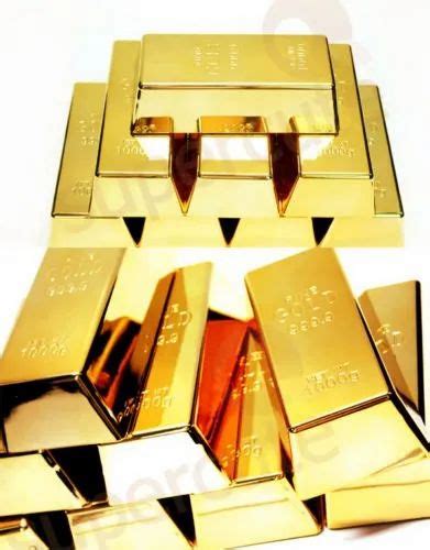 Rectangular Golden Gold Bars Purity 999 Size Gram Packaging Type