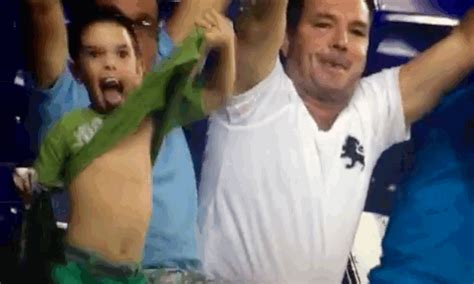 Young Miami Marlins Baseball Fan Does Terrifying Weird Funny Dance When