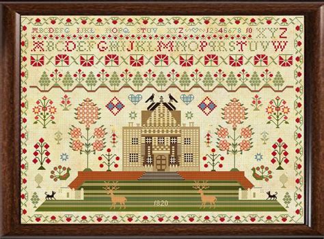 There are 1123 reproduction cross stitch sampler pattern for sale on etsy, and they cost $12.27 on average. Antique 1820 Scottish House RARE Sampler Reproduction ...