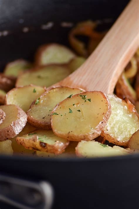 Easy Pan Fried Potatoes My Homemade Heaven