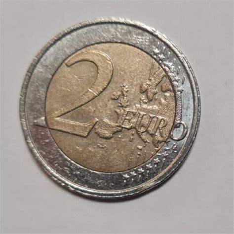 2 Euro Münze Nederland Strichmännchen Emu 1999 2009evtlfehlprägung