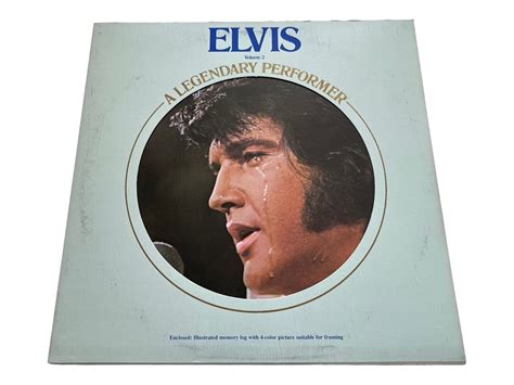 elvis presley elvis a legendary performer vol 2 1976 etsy