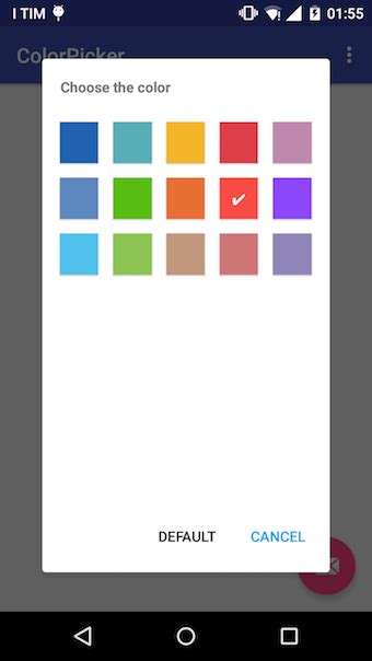 A Simple Color Picker Library For Android