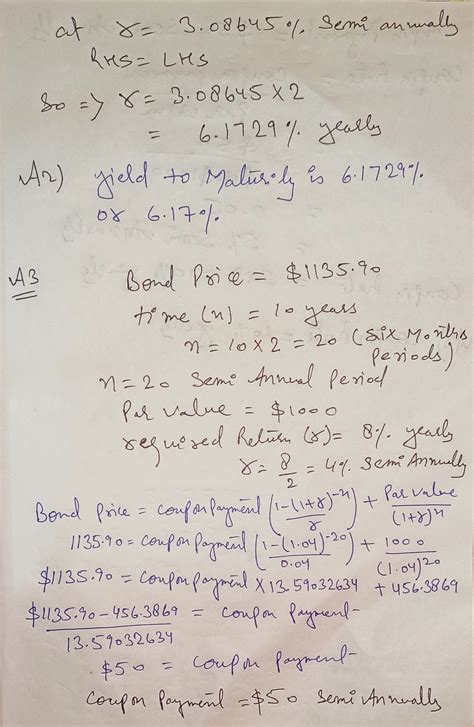 [Solved] Compute the price of a 3.8% coupon bond with 18 years left to