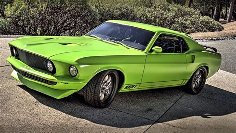 Green Stealth 1969 Ford Mustang Mach 1 More Than Pony Ford Mustang