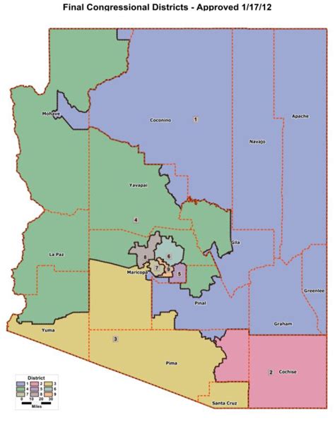 Arizonas Redistricting Determining Legislative And Congressional