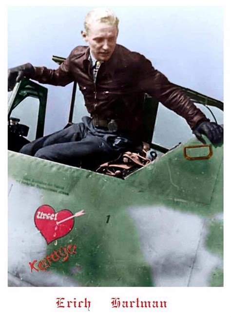 Erich Hartmann German Fighter Pilot He Was The Most Successful