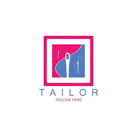 Premium Vector Tailor Logo Icon Illustration Template Combination Of