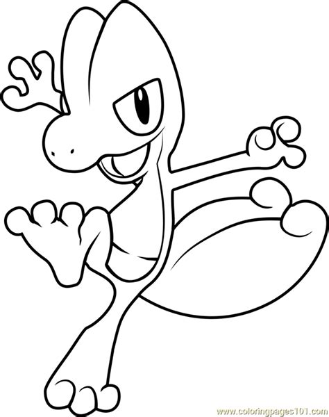 Treecko Pokemon Coloring Page For Kids Free Pokemon Printable