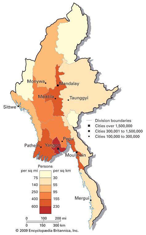 Myanmar Population Migration Ethnicity Britannica