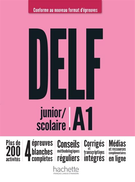 Livre Delf A1 Junior Scolaire Hachette 13457618455 Książka Allegro