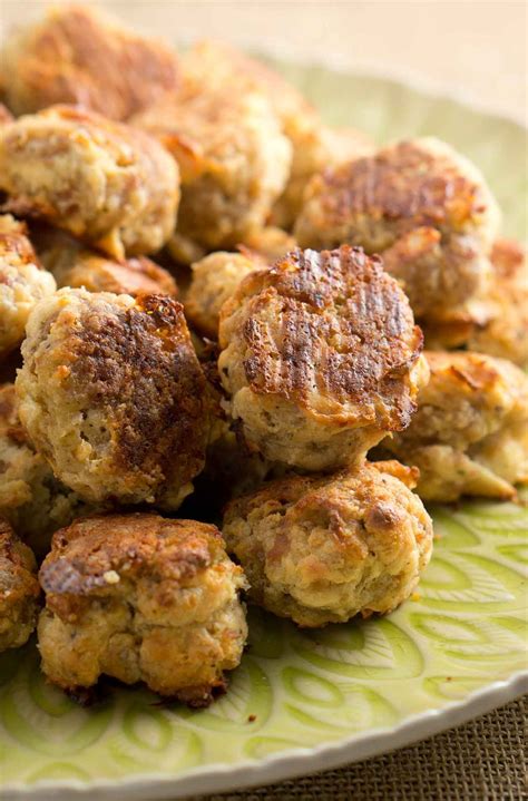 These Gluten Free Sausage Balls Are Made With Ground Sausage Almond