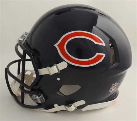 Mike Singletary Dick Butkus And Brian Urlacher Signed Bears Full Size Authentic On Field Speed