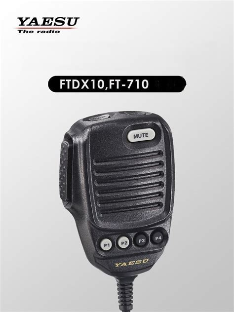 Yaesu Ft 710 Ssm 75e Speaker Mic Ptt Microphone Handheld For Yaesu