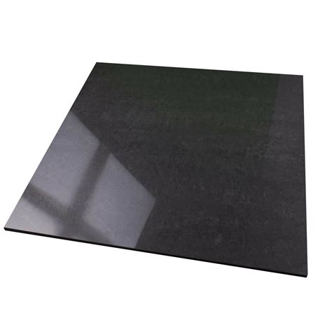 Lounge Black Polished Porcelain Floor Tile Tile Mountain