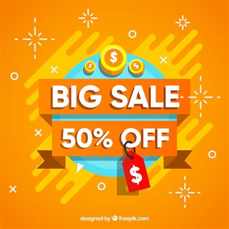 Free Vector Special Discounts Background
