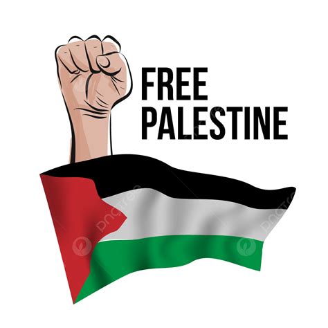 Palestine Flag Clipart Hd PNG Free Palestine With Waving Flag Free