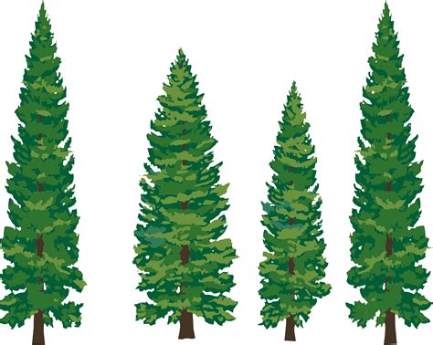 Free Vector Pine Trees Clipart Best