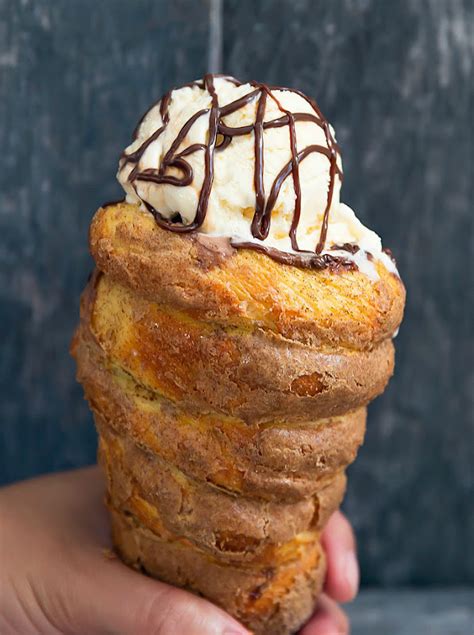 Doughnut Ice Cream Cones Kirbie S Cravings