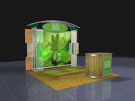Portable Trade Show Booths Go Green Displays
