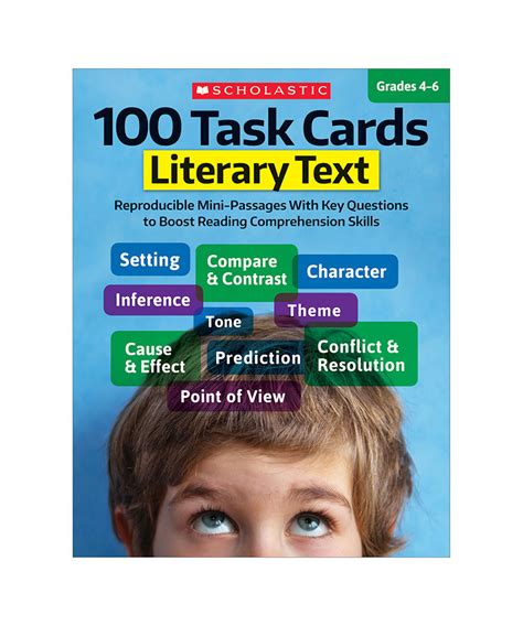 100 Task Cards Literary Text Grade 4 6