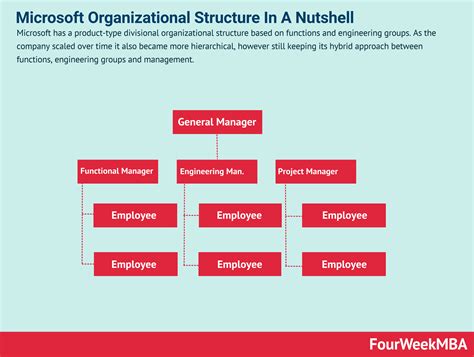 Microsoft Company Organizational Structure