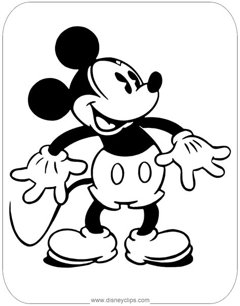 Mickey Mouse Coloring Pages For Adults Derfilms