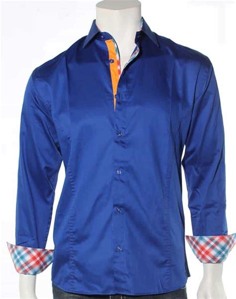 Envy Shirt Royal Blue Dress Shirt 51014
