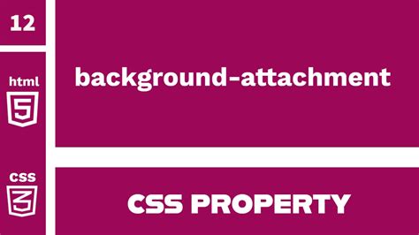 Css Property Background Attachment Explained