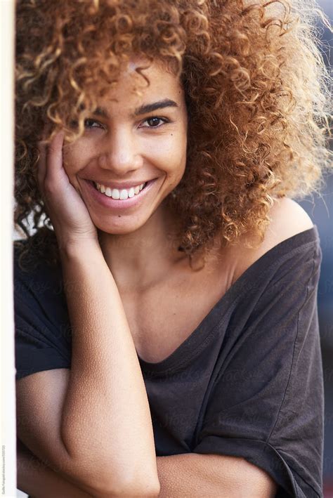 Beautiful Smiling Black Woman By Stocksy Contributor Guille Faingold Stocksy