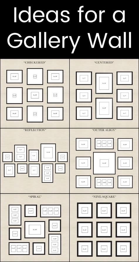 Create A Gallery Wall Template Printable Templates