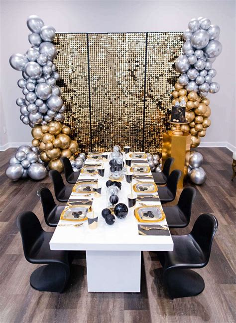 Hello 2020 Black And Gold New Years Eve Kids Party Perfete Kids