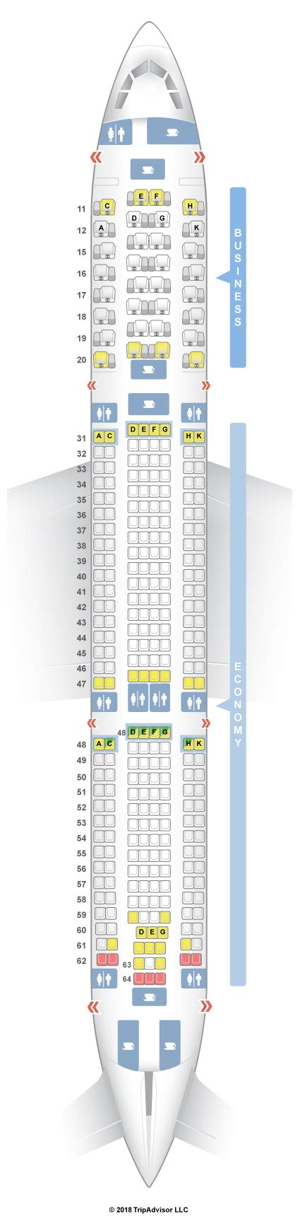 Seatguru Seat Map Hong Kong Airlines Airbus A330 300 333 V2