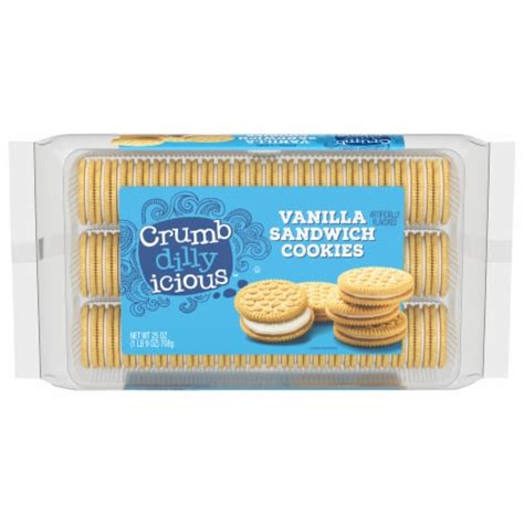 Crumbdillyicious Vanilla Sandwich Cookies 25 Oz Food 4 Less