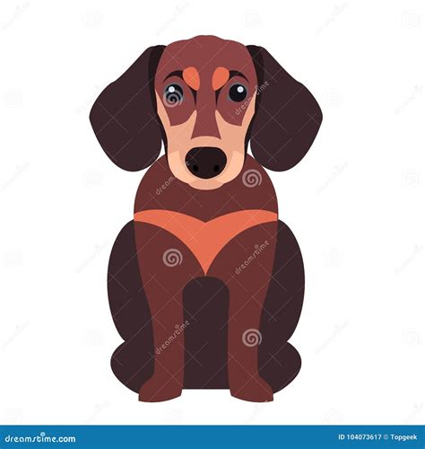 Purebred Cartoon Dog Characters Set Vector Illustration Cartoondealer