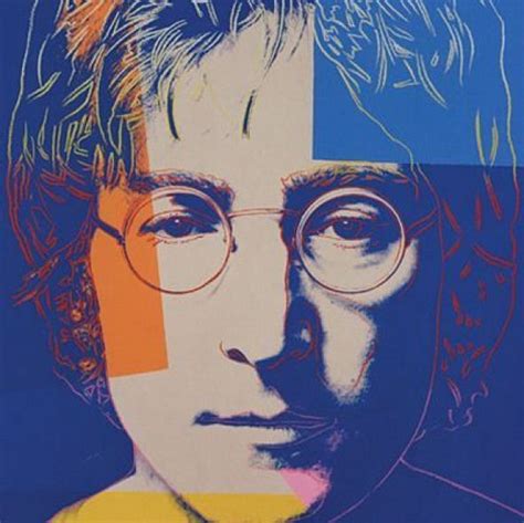 John Lennon Par Andy Warhol Fanartdrawing Fan Art Drawing Artists