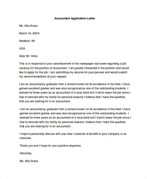 The sample marketing job application letter shown on the page is short but very clear in terms of his business acumen. FREE 17+ Sample Application Letter Templates in PDF | MS Word