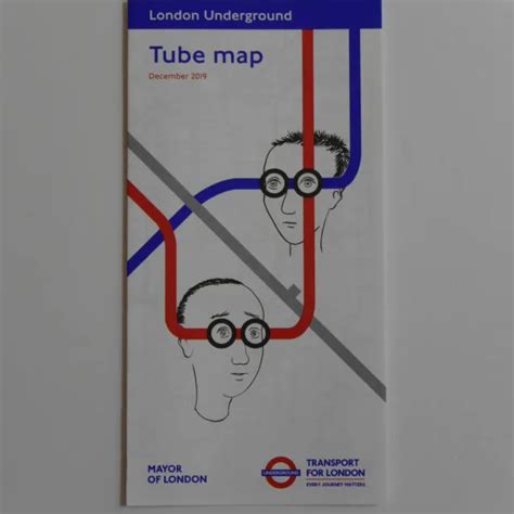 London Underground Tfl Pocket Tube Map December Bedwyr Williams