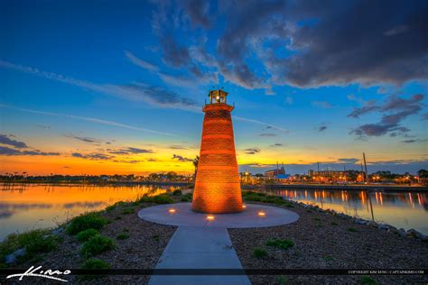 Lighthouse At Lakefront Park In Kissimmee Florida