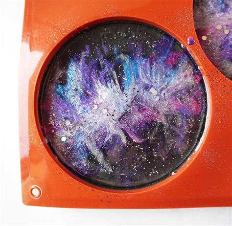 Art Collectibles Epoxy Resin Galaxy Plaque Painting Acrylic Etna Com Pe