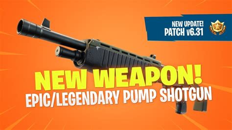 New Legendary Pump Shotgun In Depth And New Meta Fortnite Battle