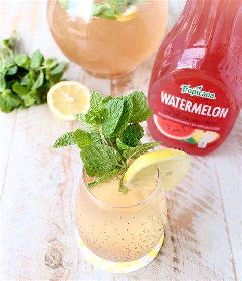 Watermelon And Mint Add Delicious And Refreshing Flavor To This Easy