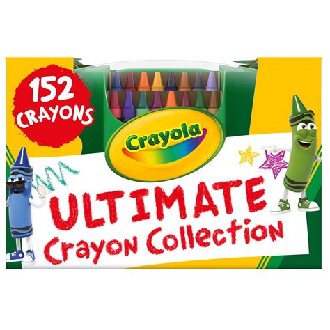 Crayola Ultimate Crayon Collection Portable Coloring Set Assorted