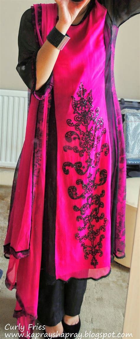 Hot Pink Pret By Chinyere Lace Print Hot Pink Black Lace