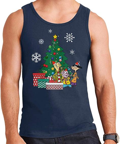 Ed EDD And Eddy Around The Christmas Tree Men S Vest Amazon Co Uk Clothing