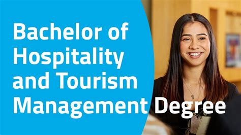 Bachelor Of Hospitality And Tourism Management Degree Youtube