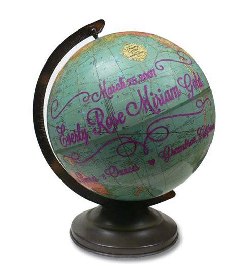 Custom Baby Globe By Wendygold On Etsy